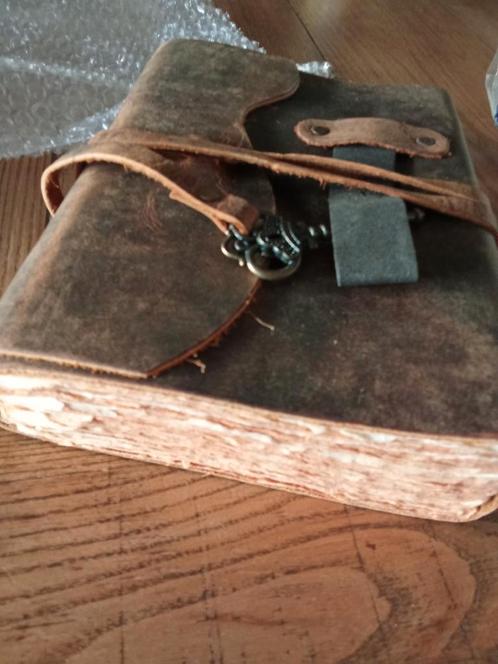 leren dekcle edge. Notitie dagboek, Boeken, Biografieën, Nieuw, Ophalen of Verzenden