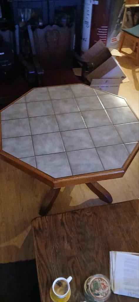 8 hoekige eettafel met 4 stoelen, Ophalen, Rechthoekig, 50 tot 100 cm