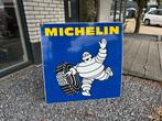 Groot MICHELIN emaille reclamebord, Verzamelen, Merken en Reclamevoorwerpen, Ophalen, Reclamebord, Gebruikt, .