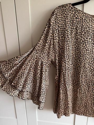 LaDress Couture, ech zijden blouse in panterprint beschikbaar voor biedingen