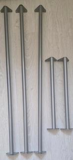 Ikea Pax roedes en stropdassenrekken - kleur grijs/metallic, Ophalen, Overige materialen, 200 cm of meer, 50 tot 100 cm
