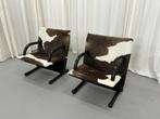 Arflex T-line lounge chairs, Huis en Inrichting, Fauteuils, Ophalen, Gebruikt, 75 tot 100 cm, Leer