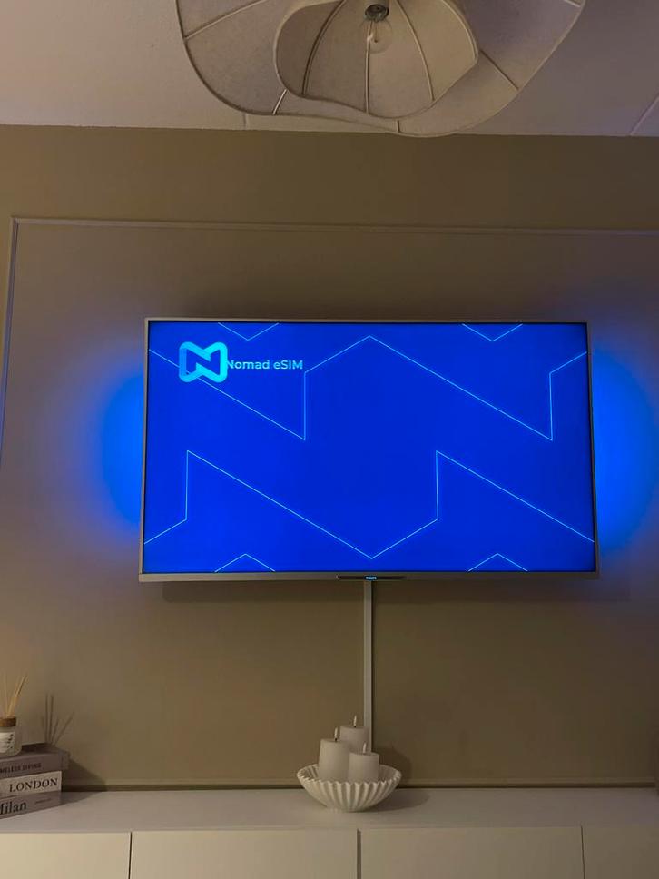 Philips Ambilight 55 inch Zilver TV + 3D optie, Audio, Tv en Foto, Televisies, Gebruikt, LED, 100 cm of meer, 4k (UHD), Philips