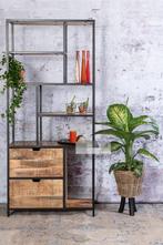 Boekenrek 'Handle-Mango' [ GRATIS GELEVERD DOOR HEEL NL !! ], Nieuw, Met lade(s), Metaal, Industriëel