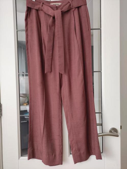 Natan Zomerbroek Bordeaux Maat 38 (M), Kleding | Dames, Broeken en Pantalons, Zo goed als nieuw, Maat 38/40 (M), Roze, Lang, Ophalen of Verzenden