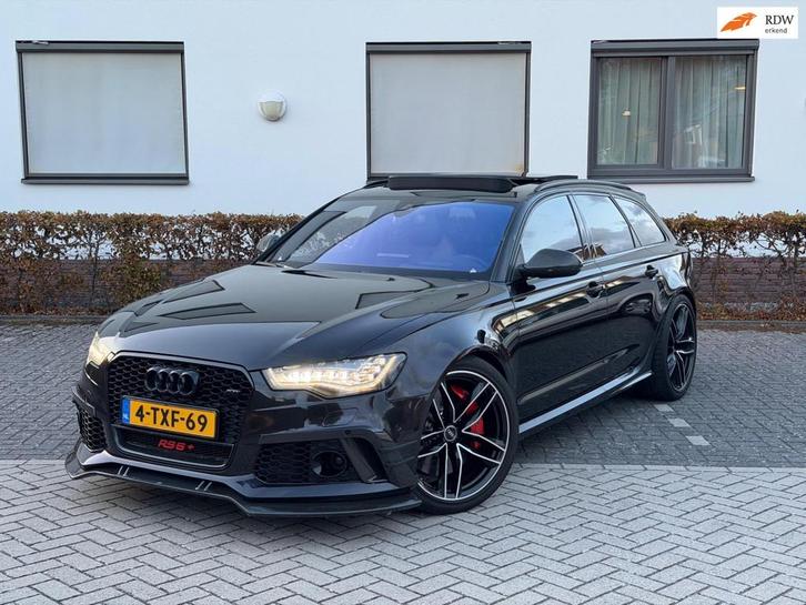 Audi A6 Avant 4.0 TFSI RS6 + quattro Pro Line Plus 800PK STA, Auto's, Audi, Bedrijf, Te koop, A6, 360° camera, 4x4, ABS, Achteruitrijcamera