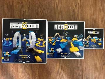 Reaxtion 3 sets xtreme race, xplode, xtar, bouwset en domino beschikbaar voor biedingen