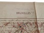 duitse ww2 kaart van Bruxelles, Verzamelen, Militaria | Tweede Wereldoorlog, Ophalen of Verzenden, Duitsland, Foto of Poster