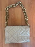 Zara tas beige met gouden ketting, Sieraden, Tassen en Uiterlijk, Tassen | Damestassen, Ophalen of Verzenden, Gebruikt, Beige