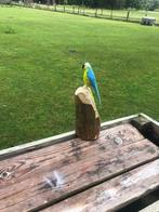 Handgemaakte houten parkieten, Antiek en Kunst, Ophalen of Verzenden