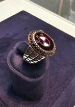 Mooie BMW zilver 925 ovaal ring, 20 of groter, Heer, Nieuw, Ophalen of Verzenden