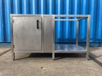 Buitenkeuken BBQ rvs werkkast / werktafel, topblad = xtra, Ophalen, Gebruikt