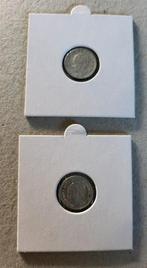 2 Zilveren Dubbeltjes 1939 & 1941, Postzegels en Munten, Munten | Nederland, Zilver, Ophalen of Verzenden, 10 cent, Koningin Wilhelmina