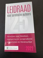 Leidraad voor juridische auteurs 2022, Ophalen of Verzenden, Nieuw, Overige wetenschappen