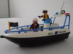 playmobil Douane boot, Ophalen of Verzenden, Zo goed als nieuw, Complete set