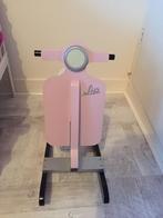 Jip houten vespa hobbelfiguur roze zgan, Kinderen en Baby's, Ophalen, Zo goed als nieuw