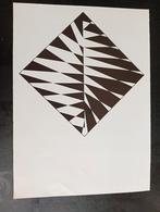 Peter Struycken prent jaren 70 abstract., Verzenden