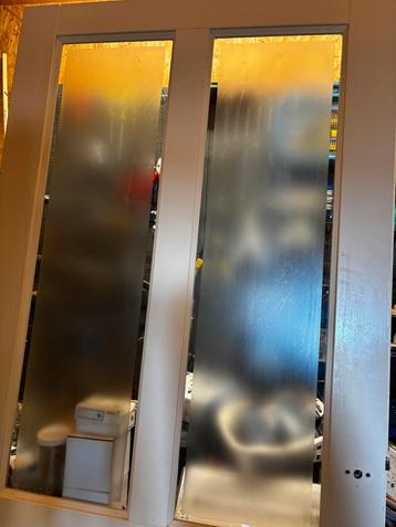 Overschilderbare binnendeur met glas beschikbaar voor biedingen