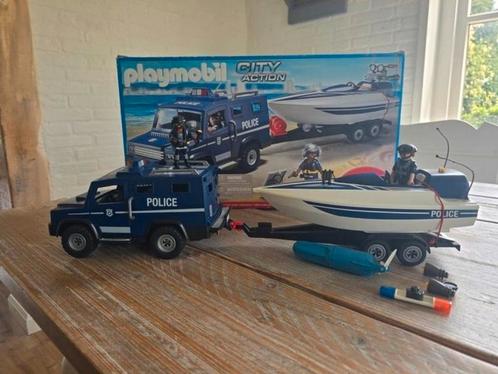 Playmobil auto met boot, Kinderen en Baby's, Speelgoed | Playmobil, Ophalen of Verzenden