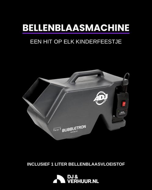 Te huur: bellenblaasmachine, Hobby en Vrije tijd, Feestartikelen | Verhuur, Ophalen