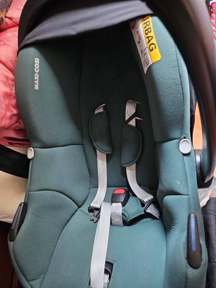 Maxi-Cosi Cabriofix Autostoel - Groen, Kinderen en Baby's, Autostoeltjes, Gebruikt, Maxi-Cosi, 0 t/m 13 kg, Autogordel, Zijbescherming