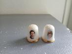 2 vingerhoedjes charles & Diana, Verzamelen, Vingerhoedjes, Ophalen of Verzenden, Zo goed als nieuw, Porselein, Buitenland