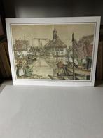 prent hindendeloopen 36 x 28 cm door anton pieck ETC., Verzenden, 1980 tot heden, Zo goed als nieuw, Overige onderwerpen