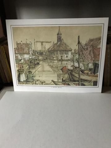 prent hindendeloopen 36 x 28 cm door anton pieck ETC. beschikbaar voor biedingen