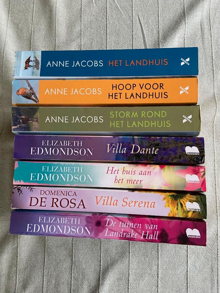 Elizabeth Edmondson en Anne Jacobs, Boeken, Romans, Gelezen, Ophalen
