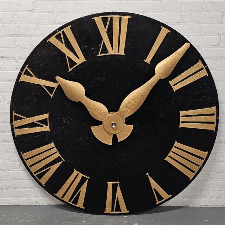 Antieke wijzerplaat kerkklok, Antiek en Kunst, Antiek | Klokken, Ophalen