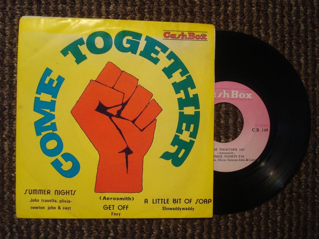 Aerosmith 7" Vinyl EP: ‘Come together’ (Thailand), 7 inch, Ophalen of Verzenden, Zo goed als nieuw, Rock en Metal