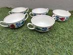 5 soepkommen Boerenbond, Ophalen, Gebruikt, Kom(men), Aardewerk