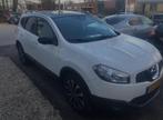 Nissan Qashqai+2 2.0 2WD 2012 Wit, Auto's, 65 €/maand, Stof, Zwart, 7 stoelen
