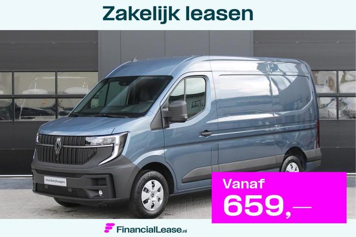 Renault Master T35 2.0 dCi 170pk L2H2 Extra - Navigatie - Bl, Auto's, Bestelauto's, Bedrijf, Lease, Financial lease, ABS, Achteruitrijcamera
