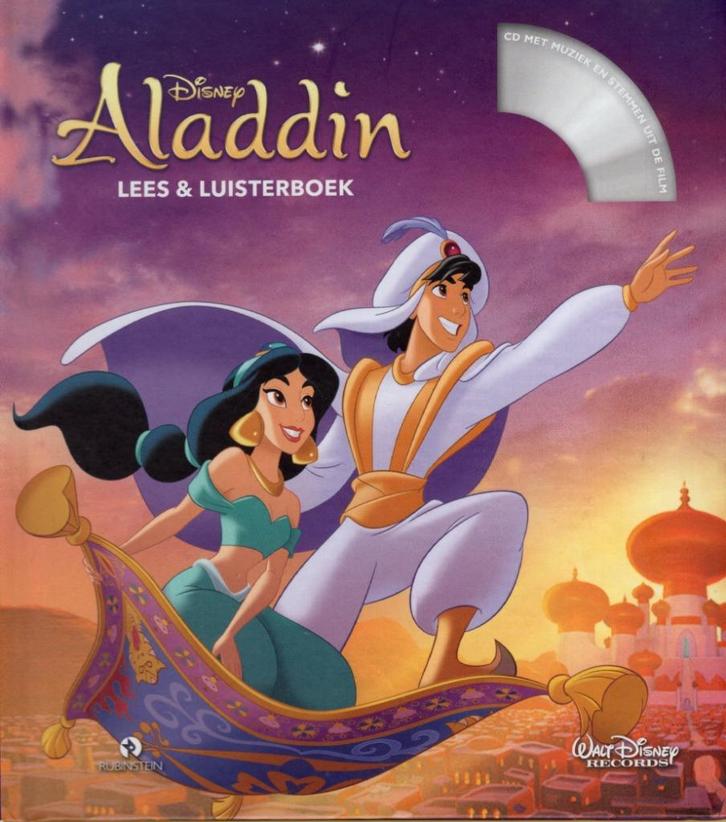 Aladdin - Walt Disney BOEK + AUDIO CD 9789047627999, Boeken, Kinderboeken | Jeugd | onder 10 jaar, Zo goed als nieuw, Ophalen of Verzenden