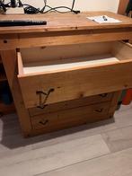 Houten Ladekast / Commode 4 Lades, Ophalen, Gebruikt, 50 tot 100 cm, Met lade(s)