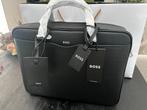 Nieuwe Hugo Boss aktetas Zair M_s doc, 40 tot 60 cm, Zwart, Nieuw, Uitschuifbare handgreep