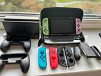 Nitendo switch met spel en toebehoren, Spelcomputers en Games, Ophalen of Verzenden, Zo goed als nieuw, Met 2 controllers, Switch Original