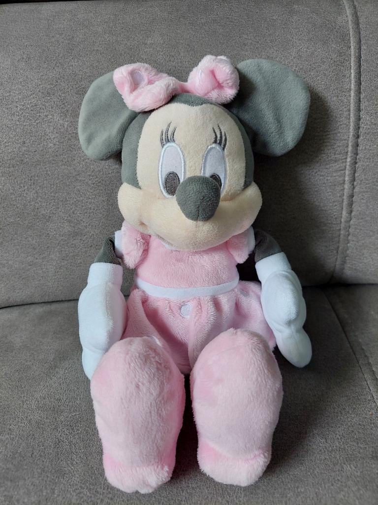 Disney Minnie Mouse knuffel knuffeltje Plush Pastel roze, Ophalen of Verzenden, Nieuw, Overige typen