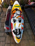 Mistral Twister 117L freeride board complete set!, Watersport en Boten, Windsurfen, Ophalen, Gebruikt, Minder dan 250 cm, Met vin(nen)