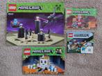 4 complete Minecraft Lego sets, Kinderen en Baby's, Speelgoed | Duplo en Lego, Ophalen of Verzenden, Zo goed als nieuw, Complete set