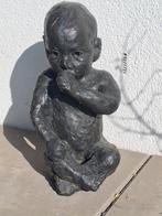 Beeld gesigneerd: Baby bronslook, Antiek en Kunst, Kunst | Beelden en Houtsnijwerken, Ophalen of Verzenden