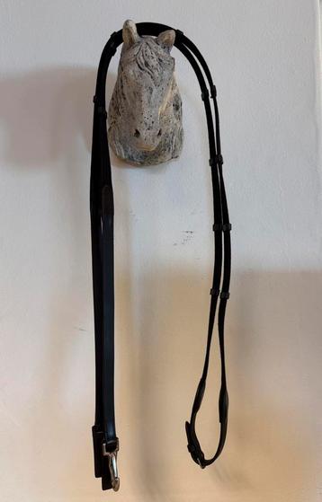TEUGELS Webband FULL Clipsluiting Harry’s Horse NIEUW Zwart! beschikbaar voor biedingen