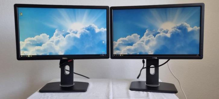 Professionele 2x 23Inch Dell P2312Ht LCD’s Hele Goede Staat, Computers en Software, Monitoren, Zo goed als nieuw, 60 Hz of minder