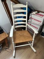 Schommelstoel, Huis en Inrichting, Stoelen, Ophalen, Gebruikt, Wit, Eén