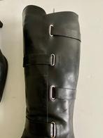 i655 Lilian: maat 39 hoge leren laarzen zwart leer schoenen, Hoge laarzen, Lilian, Zwart, Ophalen of Verzenden