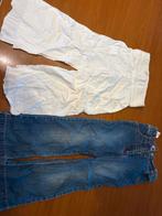 Broeken - Wit mexx en Blauw esprit maat 110, Ophalen of Verzenden, Gebruikt, Meisje, Broek