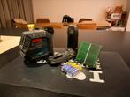 Bosch GLL2-15 G Kruislijnlaser + Accessoires, Doe-het-zelf en Verbouw, Meetapparatuur, Ophalen of Verzenden, Gebruikt, Licht