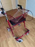 Mooie donkerrode rollator, provo premis, Ophalen
