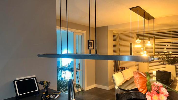 Design hanglamp Anta Tieso Tender – Uitschuifbare LED, Huis en Inrichting, Lampen | Hanglampen, Zo goed als nieuw, 75 cm of meer